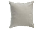J-Line kussen Stonewashed - linnen - groen