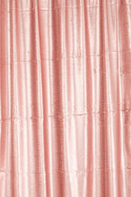 J-Line gordijn Omkeerbaar Sequin - textiel - roze/champagne
