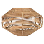Rotan wandlamp 32cm (incl. elec. snoer)