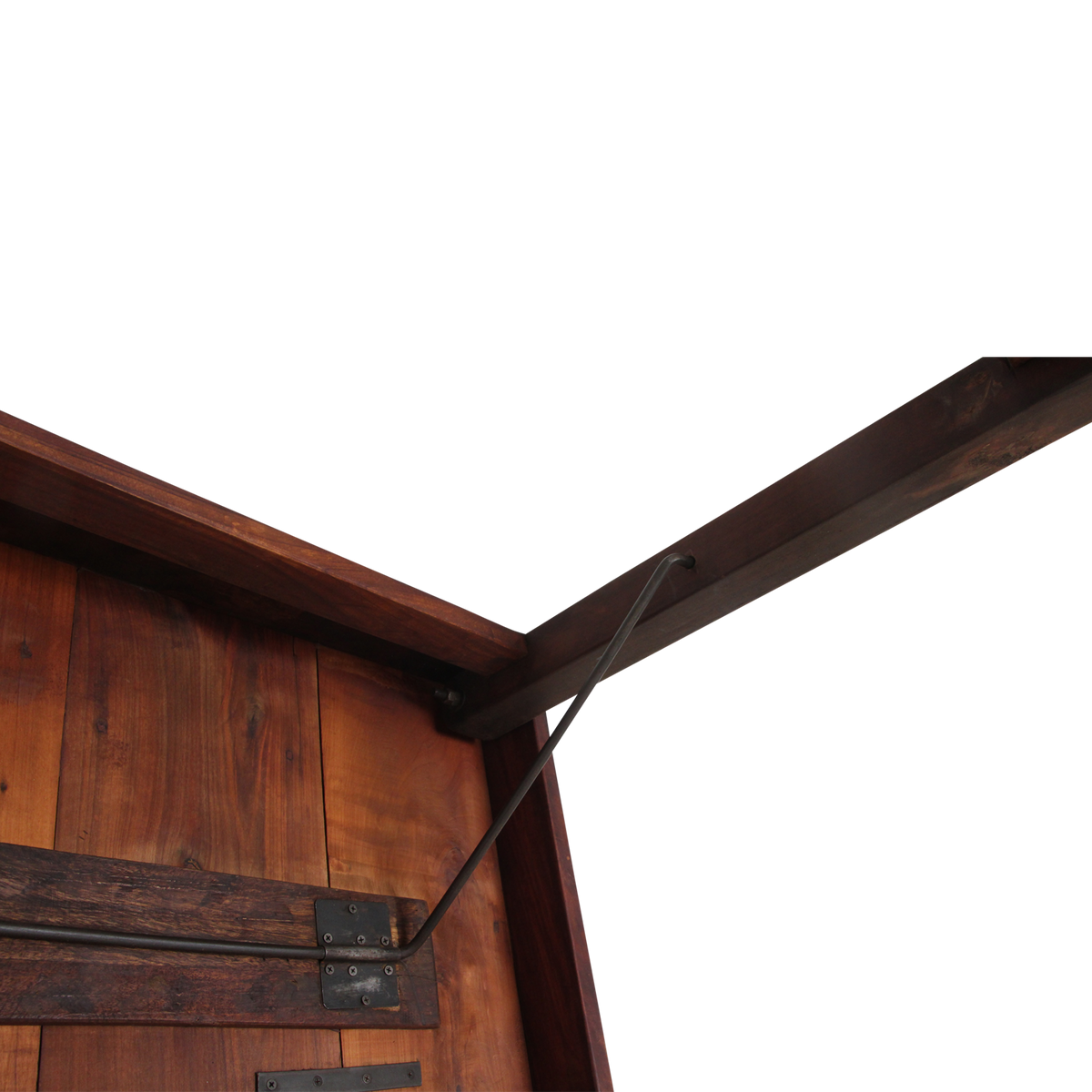 Eettafel bruin opklapbaar XL