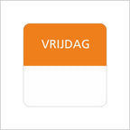Vrijdag- etiket - 500 stuks