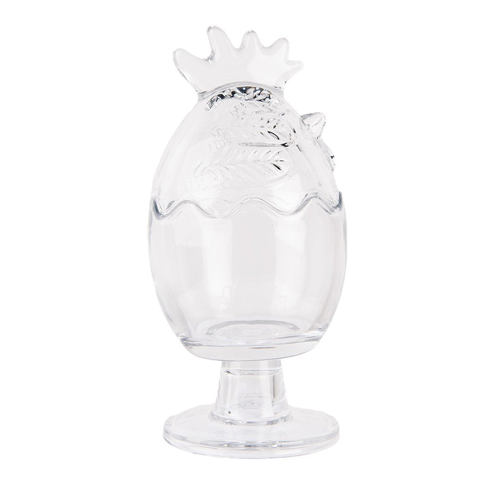 Glazen potje Kip Ø 10x22 cm Transparant Glas