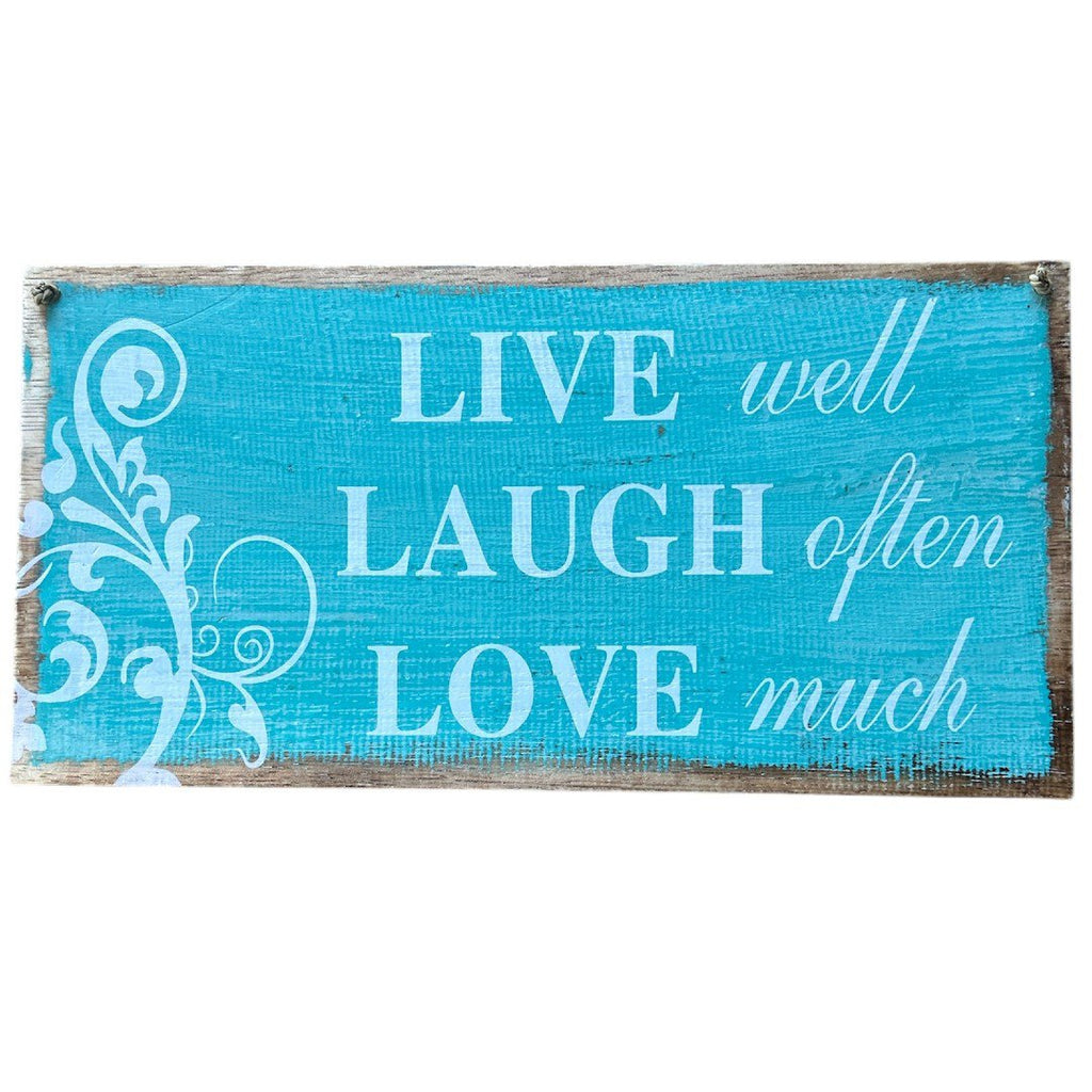 Wanddecoratie Live Laugh Love