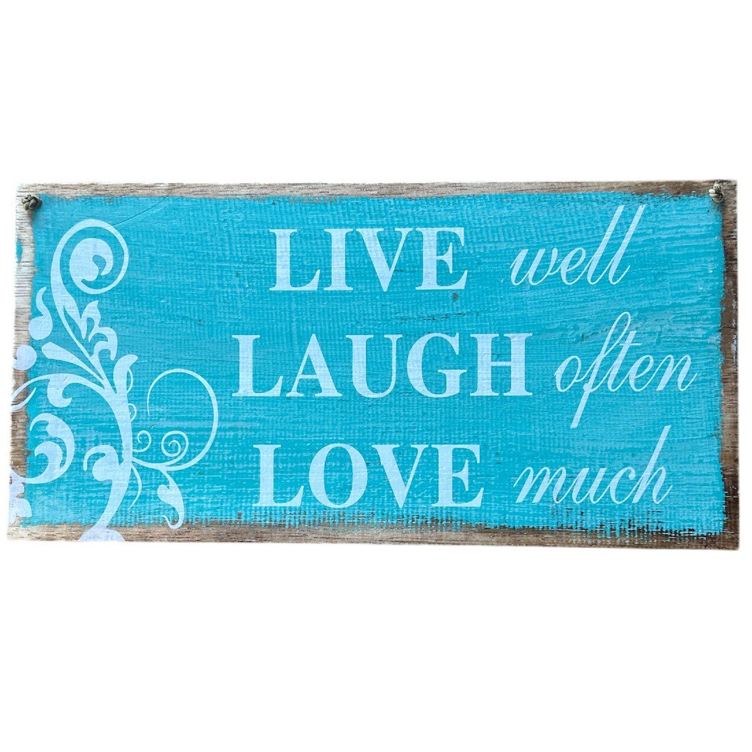 Wanddecoratie Live Laugh Love