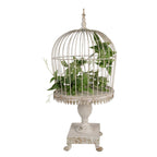 Vogelkooi Decoratie Ø 33x69 cm Beige IJzer