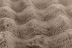 Cushion (filled) Bubble rabbit fur - 45x45 cM