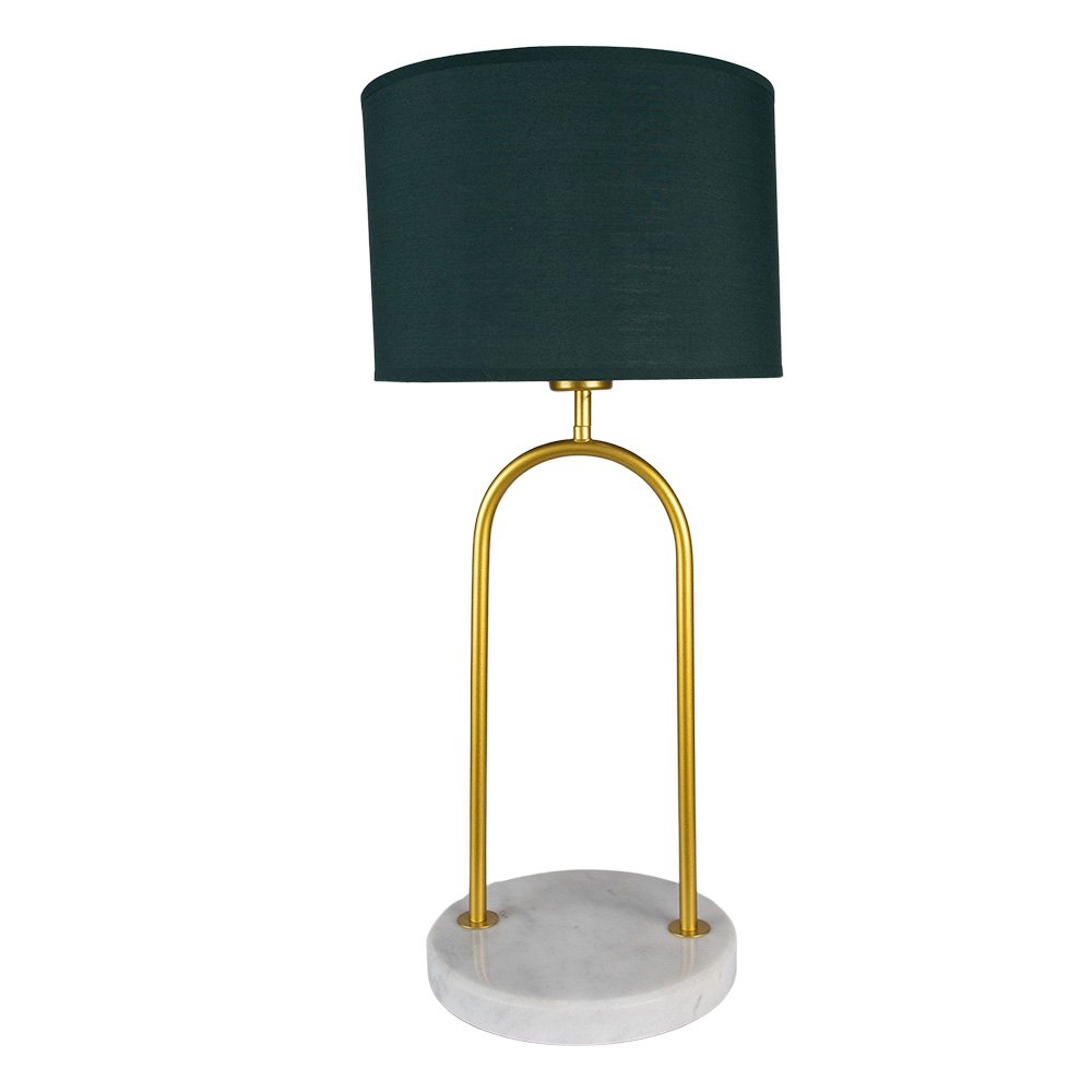 Bureaulamp Ø 28x62 cm Groen Goudkleurig IJzer Tafellamp