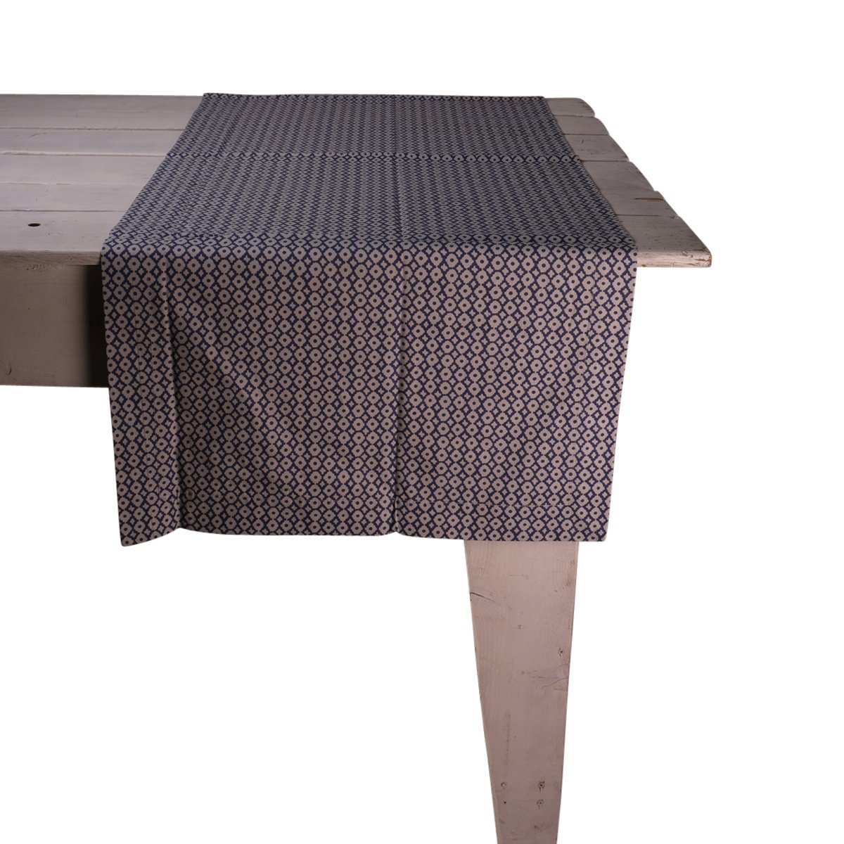 Graphic Dot Tafelloper blauw 50x140cm