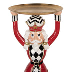 Kerstdecoratie Beeld Notenkraker 30x30x65 cm Rood Kunststof