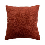 Rose Embroidery kussen oranje 45x45cm