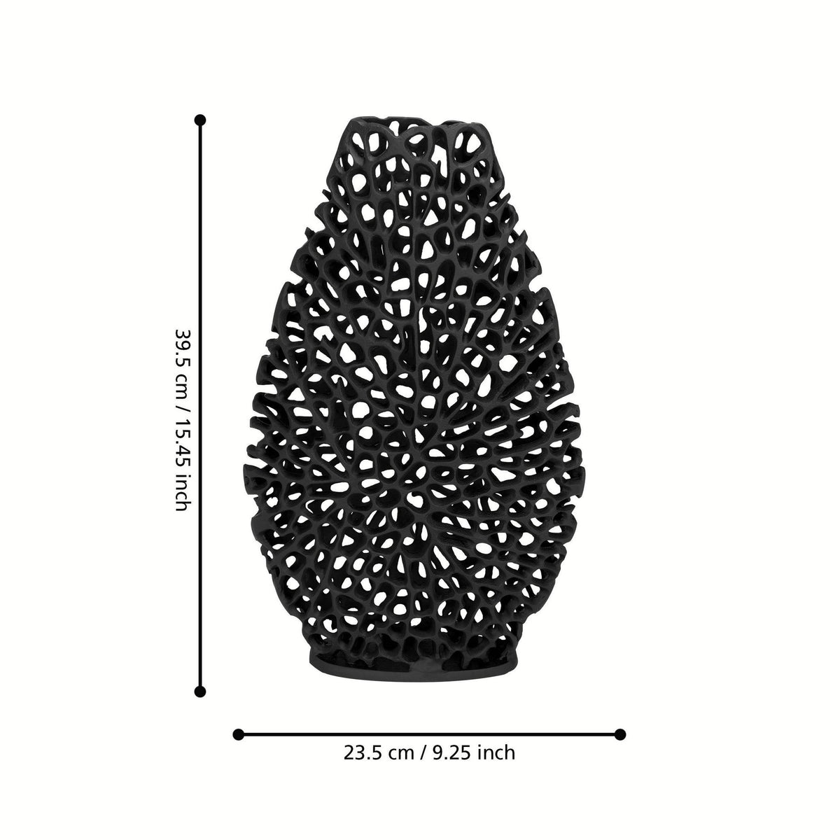 Vaas Kimitsu Zwart 23,5x8x39,5cm