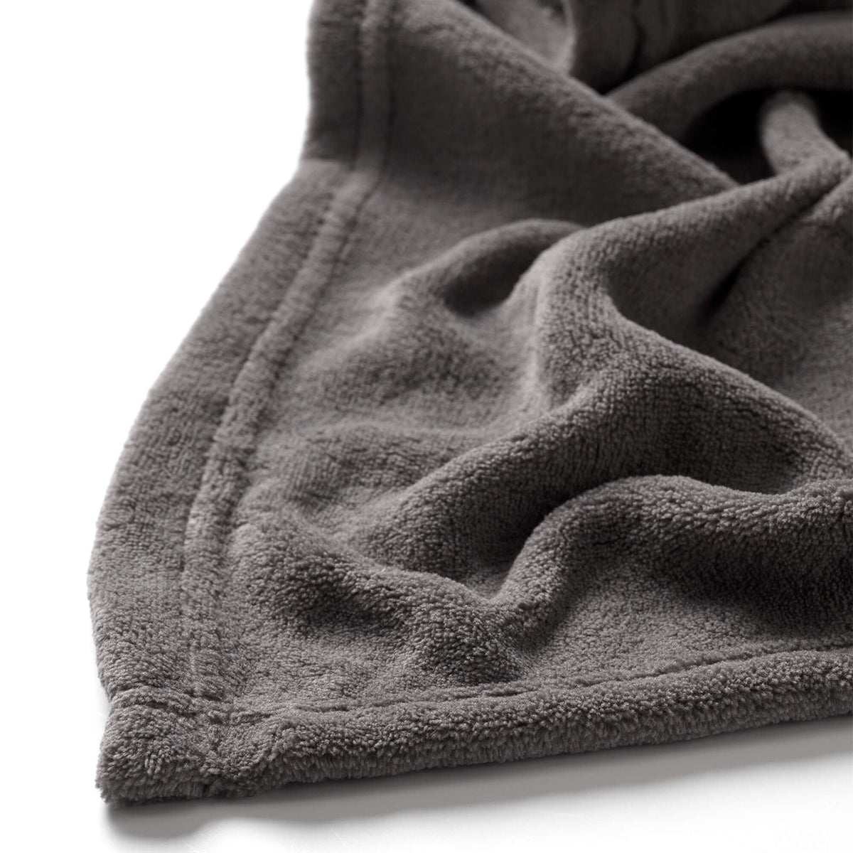 Dutch Decor Owen - Plaid 130x160 cm - Charcoal grijs - grijs