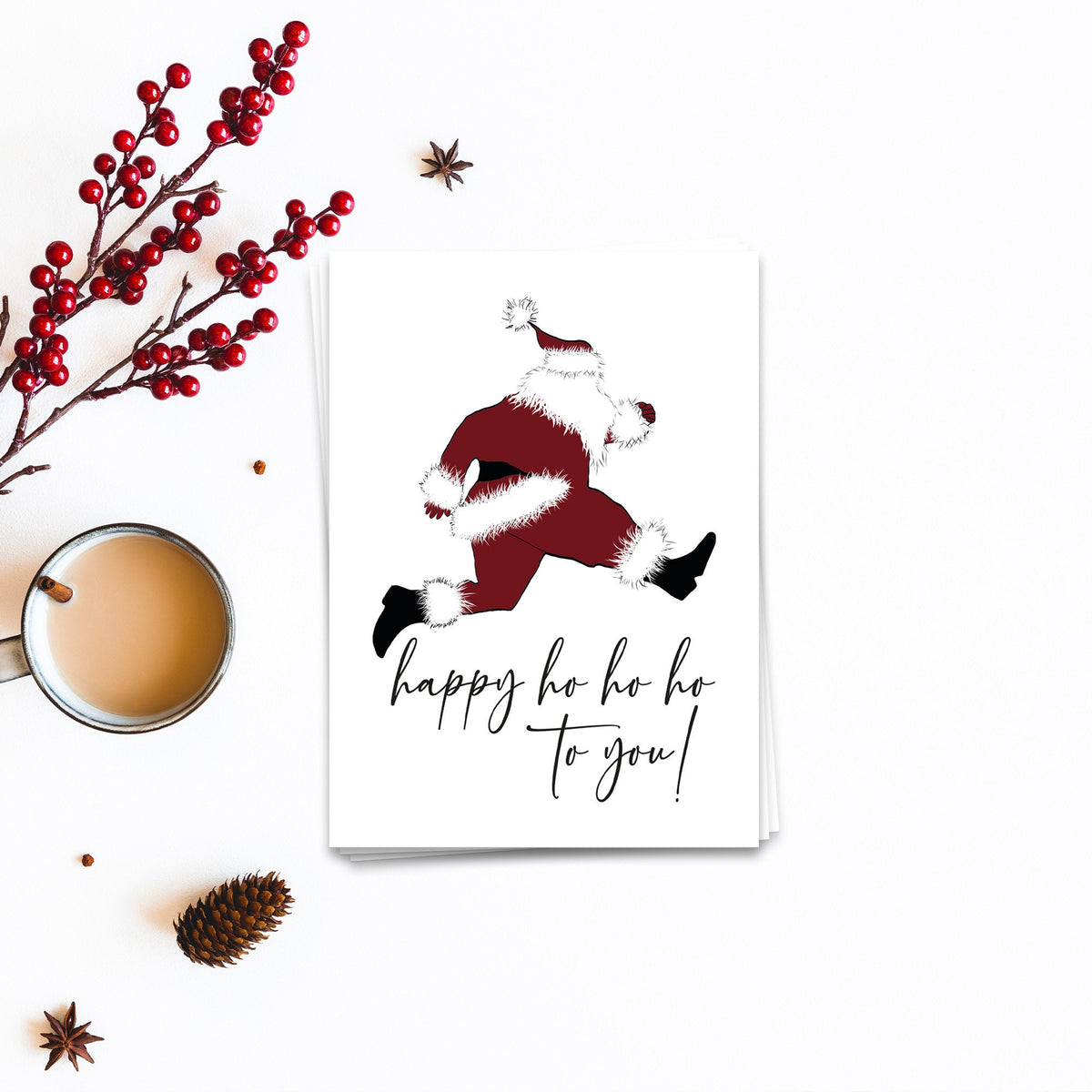 Happy Hohoho To You - Christmas Card 10 Set