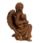 Decoratie Beeld Engel 18 cm Bruin Polyresin Religious sculpture