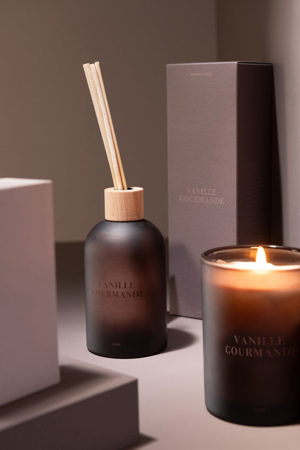 J-Line geurstokjes Essential Accords - Gourmet Vanille - 250 ml