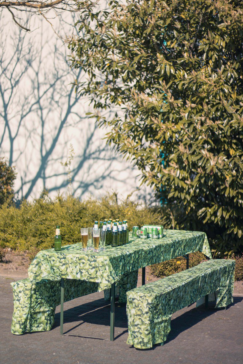 Bar Tablecover Vlamvertragend York FU01 D90cmxh130cm
