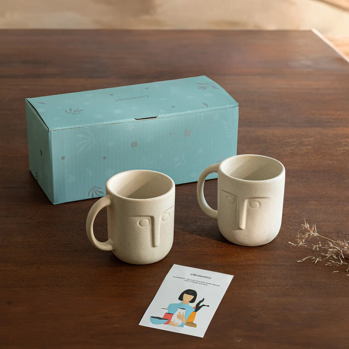 Moai keramische koffiemokset van 2