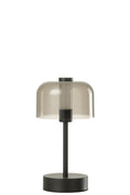 J-Line tafellamp Woa - metaal - zwart