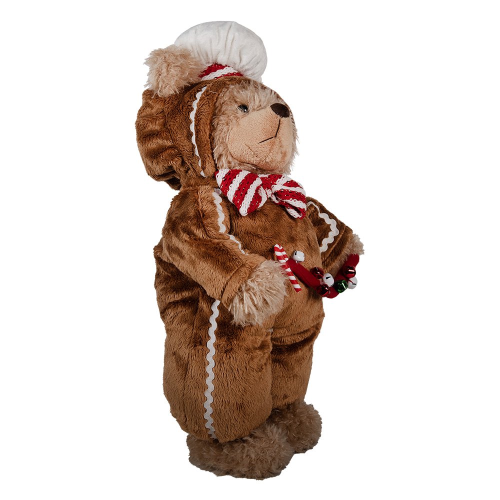 Kerstdecoratie Beeld Beer 43 cm Bruin Kunststof
