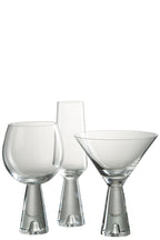 J-Line Lewis cocktailglas - glas - transparant