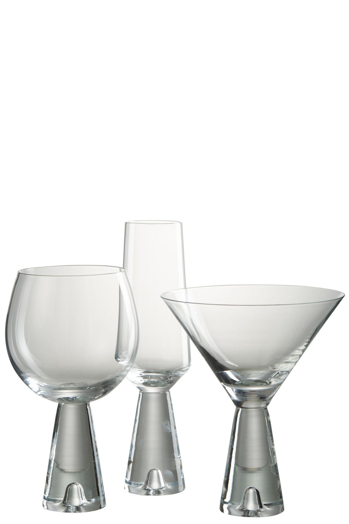 J-Line Lewis cocktailglas - glas - transparant