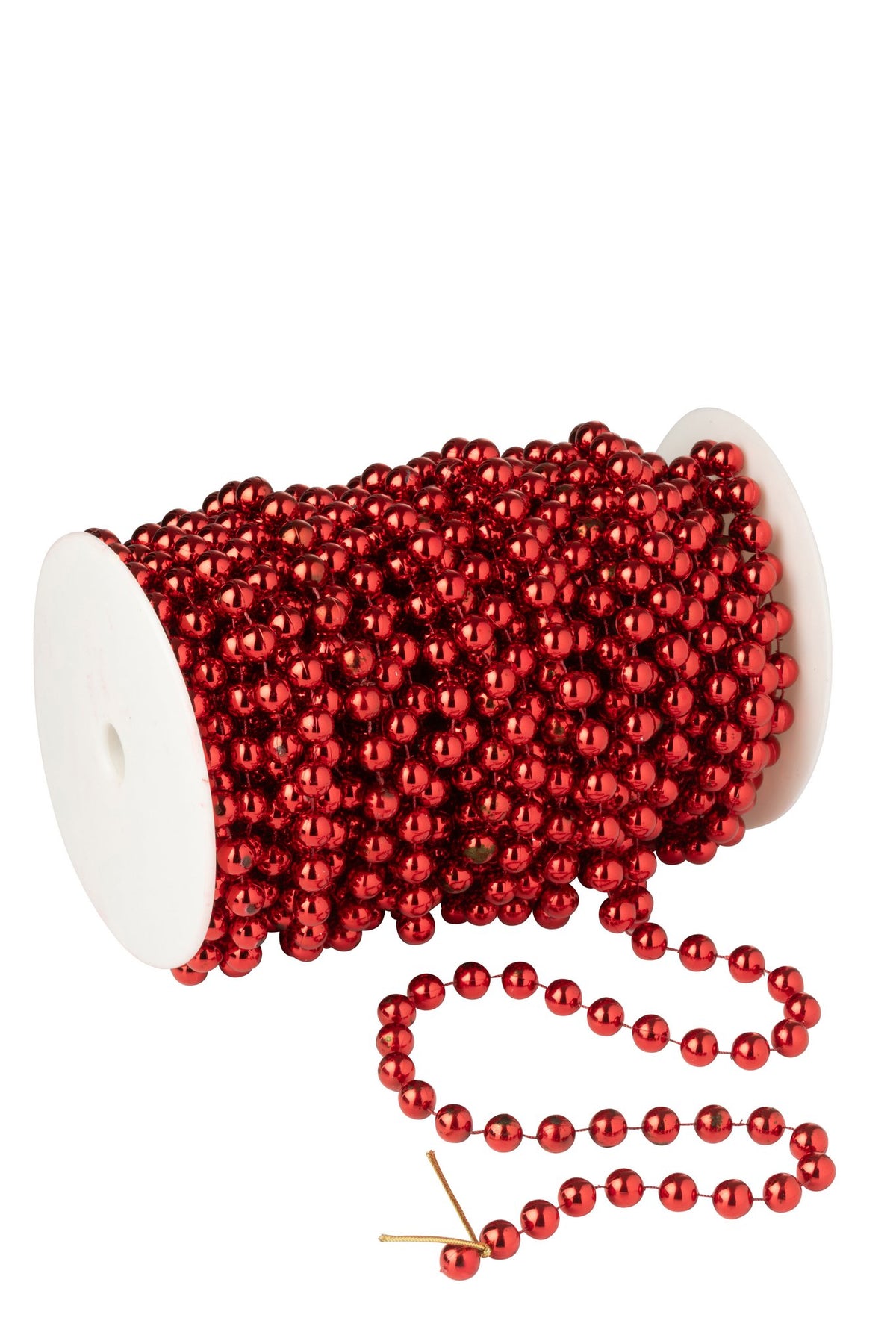 J-Line slinger rol 20M Parels - kunststof - rood