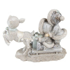 Beeld Kinderen 12 cm Grijs Polyresin