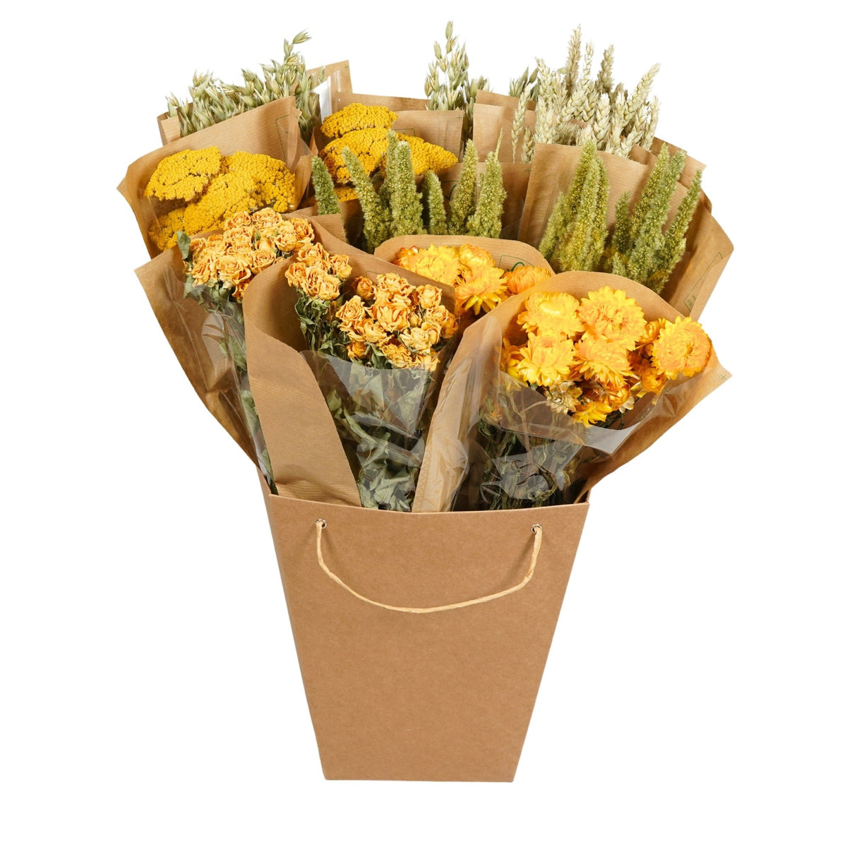 Droogbloemen Mono Bossen - Geel