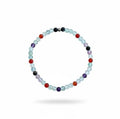 Dames armband Fluoriet en Onyx 4 mm