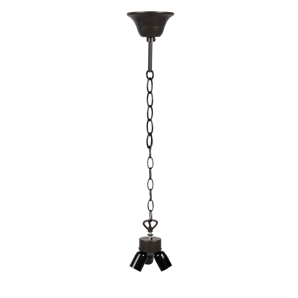 Snoerpendel Ketting Tiffany 130 cm Goudkleurig IJzer Pendellamp