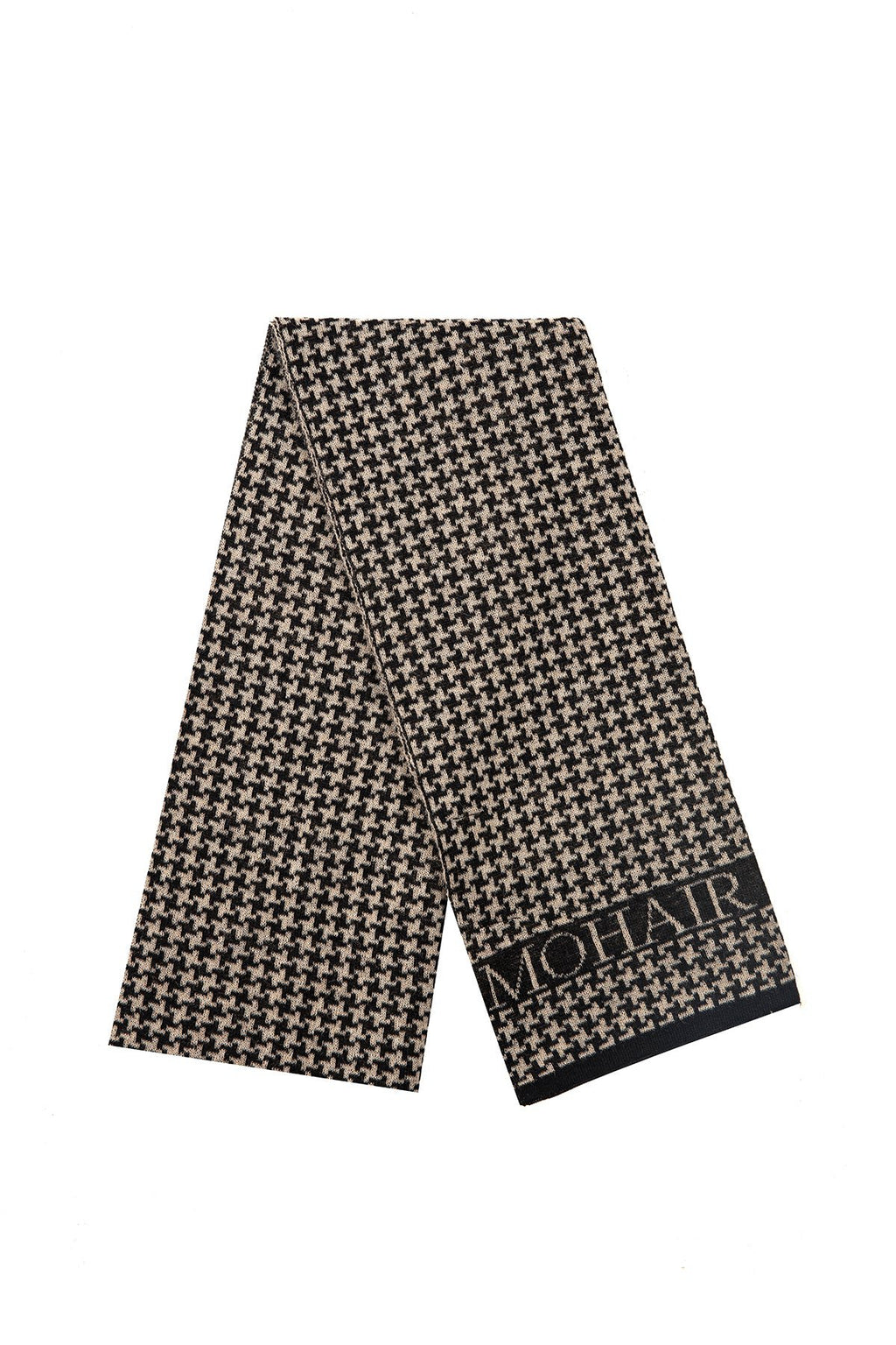 Mannen Gordion sjaal zwart-beige