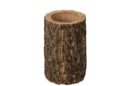 J-Line bloempot Boomstam - hout - naturel - large