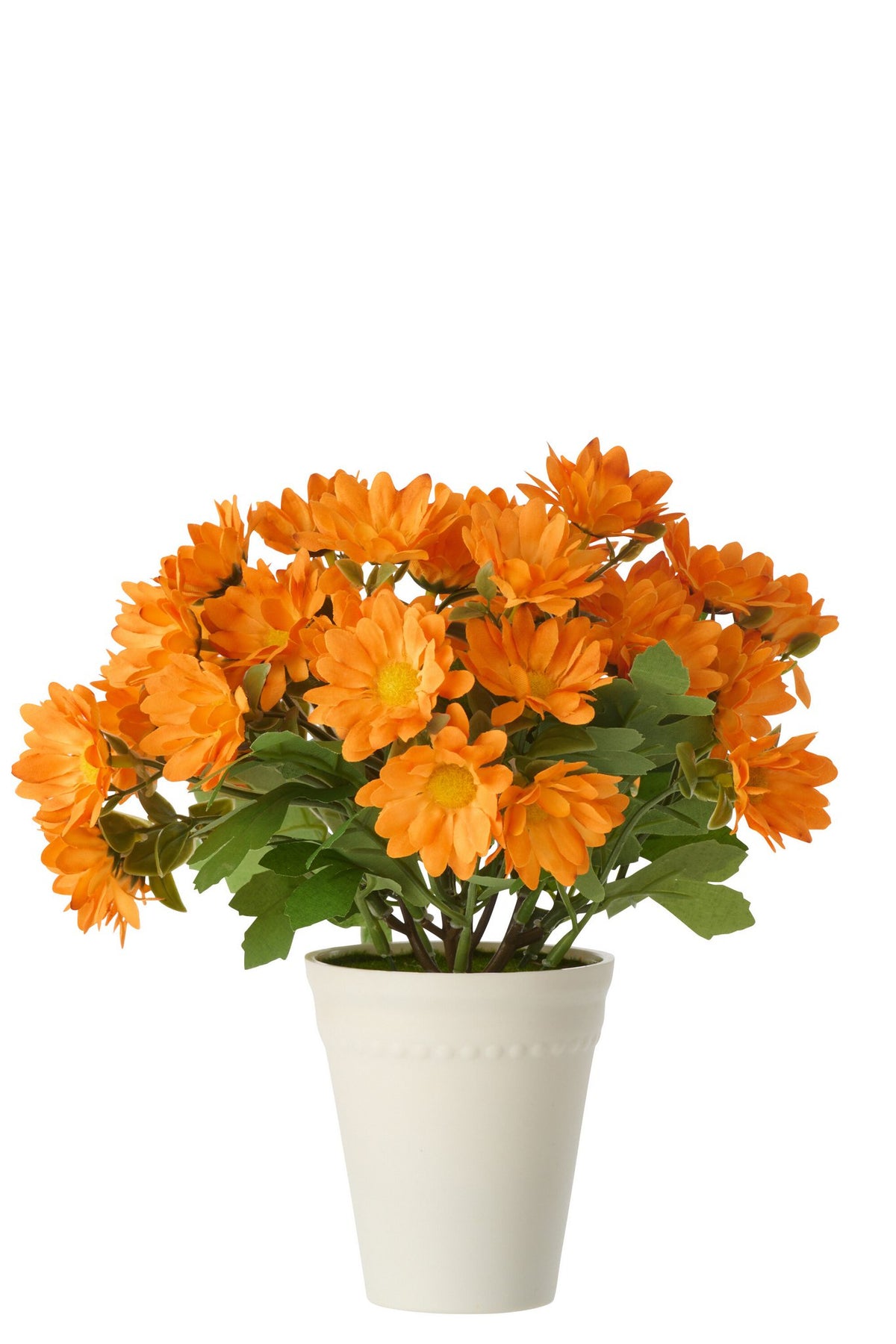 J-Line madeliefje - kunststof - oranje