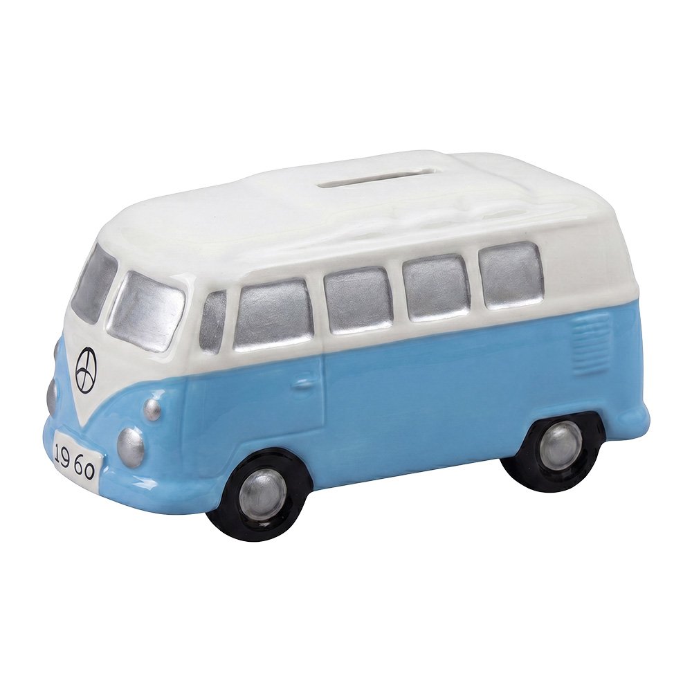 Spaarpot Bus Geel Keramiek Spaarpot