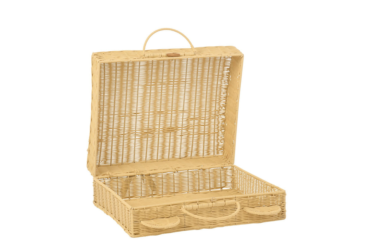 J-Line mand Koffer - kunststof - naturel - L