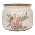 Bloempot Ø 20x15 cm Beige Keramiek
