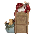 Beeld Kerstman 16x13x19 cm Rood Kunststof