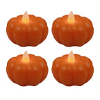 Kandelaar 2xAAA Oranje Kunststof