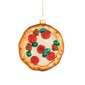 Ornament pizza rood