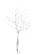J-Line decoratie tak droogbloem - riet - zilver