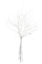 J-Line decoratie tak droogbloem - riet - zilver