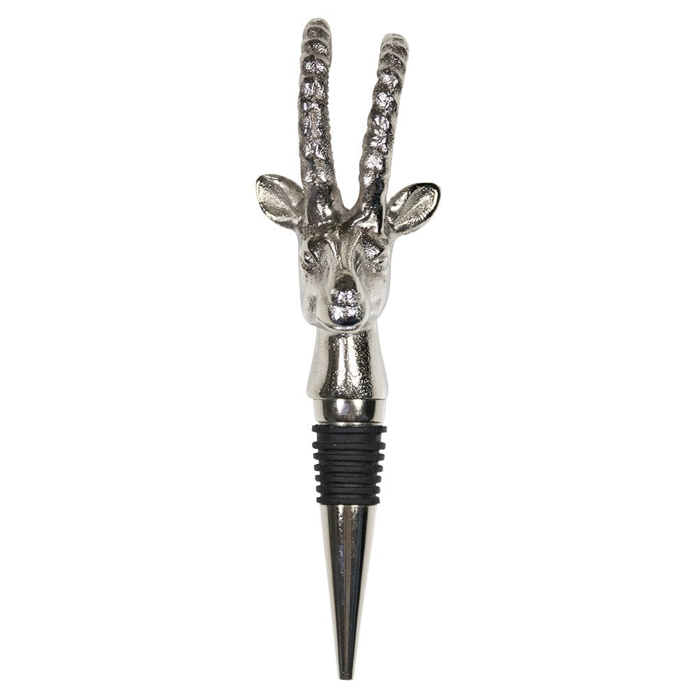 Wijnstopper steenbok 16cm