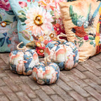 Handgemaakt decoratie fleury pompoen kaketoe large