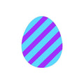 Etiketten - Paasei - Blauw & Paars - 250 Stuks