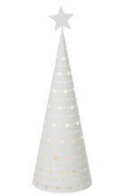 J-Line Ledkerstboom - ijzer - wit - large