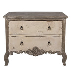 Dressoir 95x40x82 cm Grijs Beige Hout