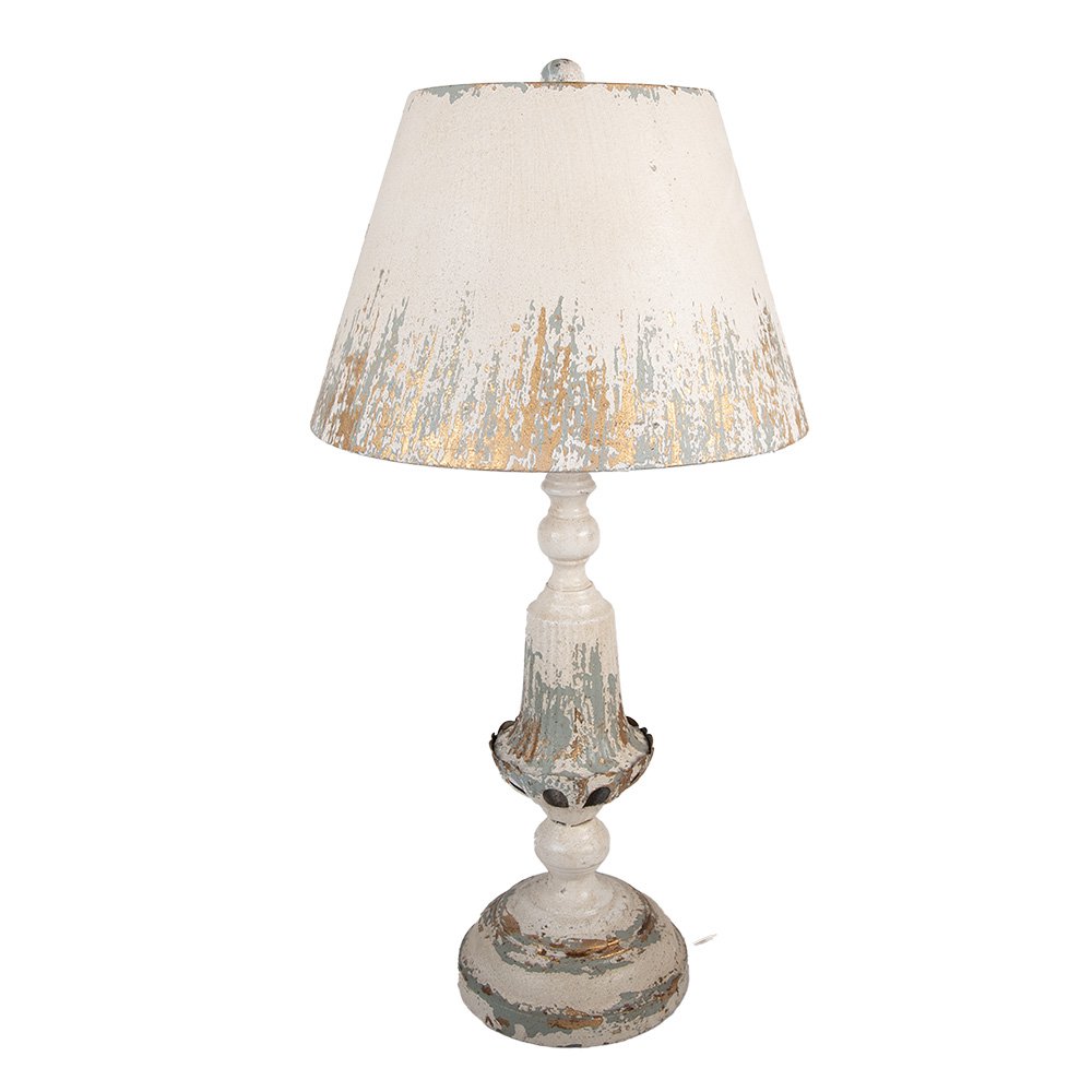 Tafellamp Ø 36x70 cm beige metaal