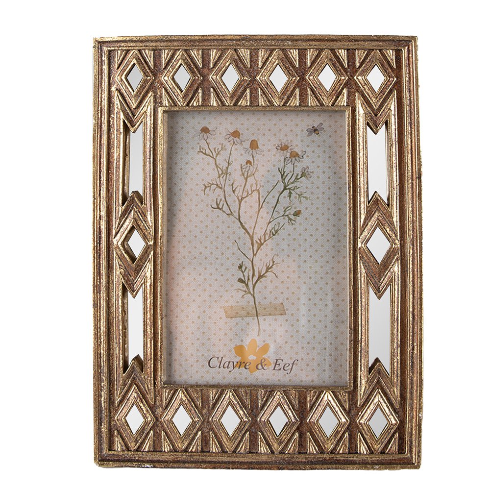 Fotolijst 10x15 cm Goudkleurig Polyresin Fotokader