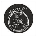 Stoer ventje - Wensetiket