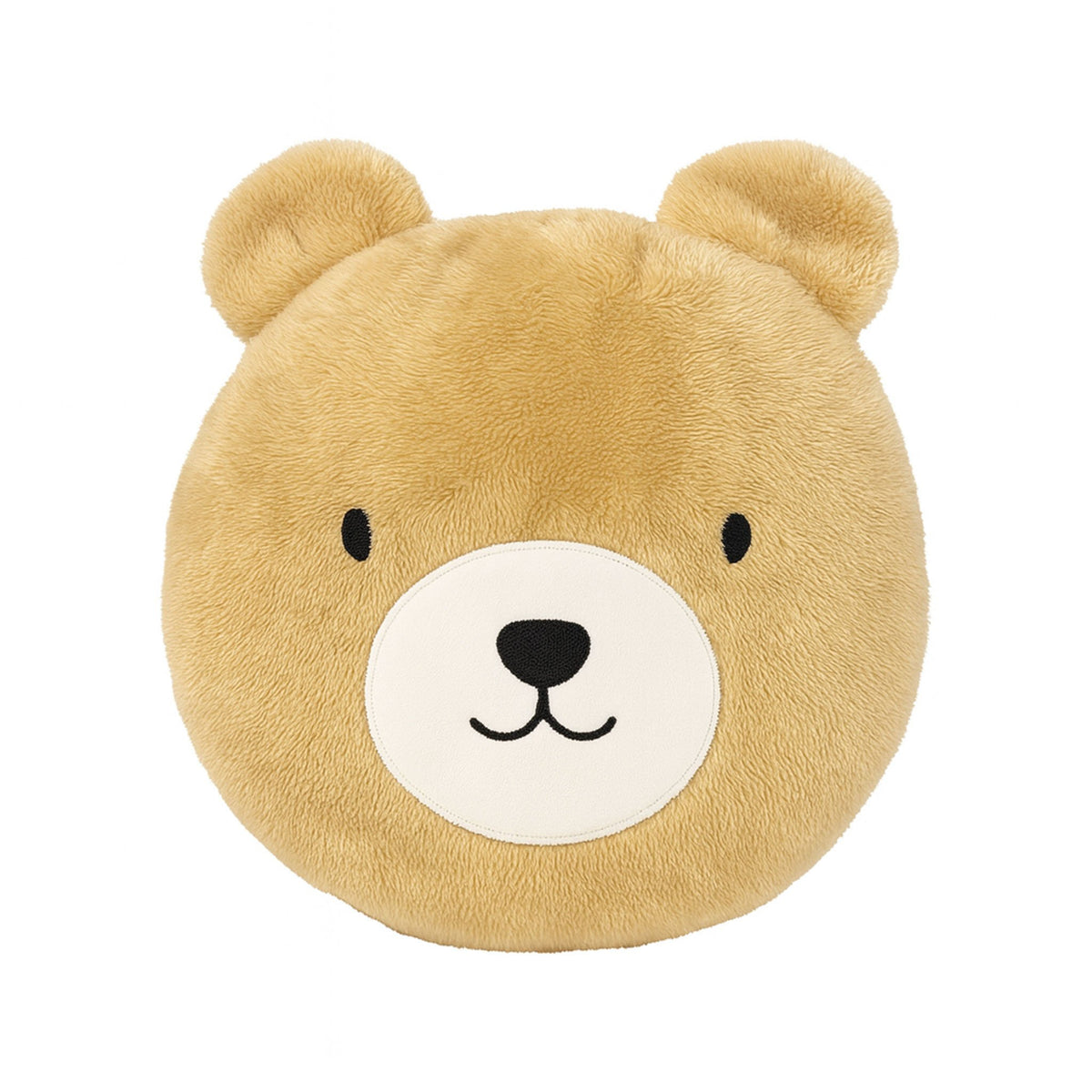 Berend - Kussen 30 cm - Rond - Beer - Bruine Rijst - Bruin